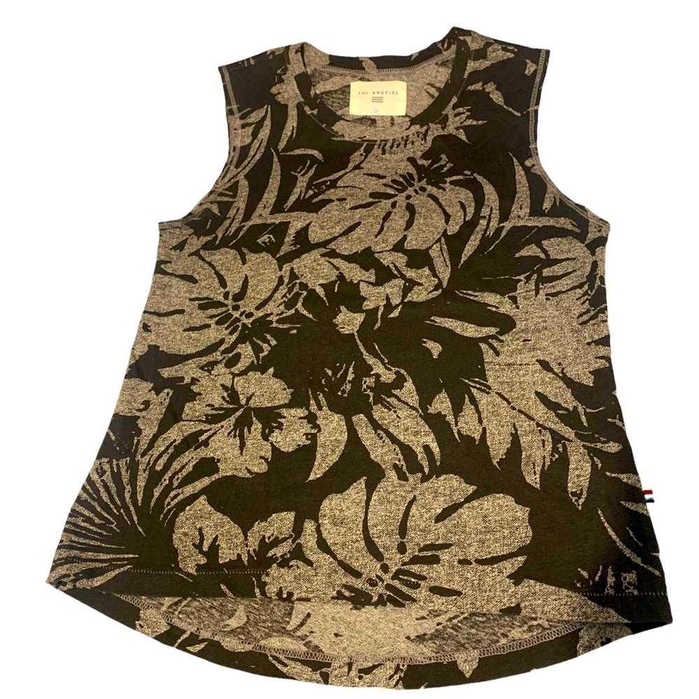 Anthropologie Sol Angeles  Sleeveless Tropical Top